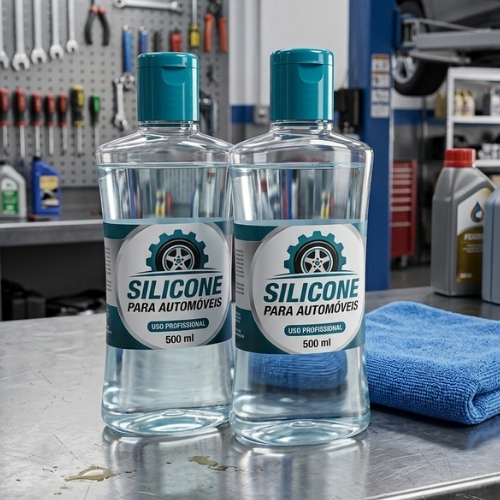 Frasco para silicone automotivo